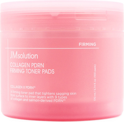Пэд для лица JMsolution Collagen PDRN Firming Toner Pads (100шт) - 