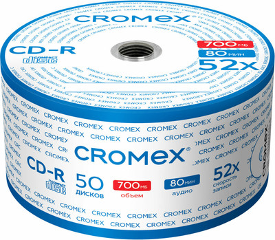 

Набор дисков CD-R, 700 Mb 52x / 513773