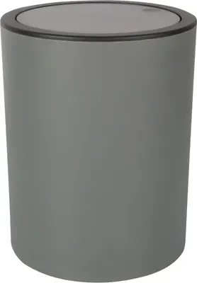 Мусорное ведро SWENSA Lensk SWB-9024DGR (5л, темно-серый) - 