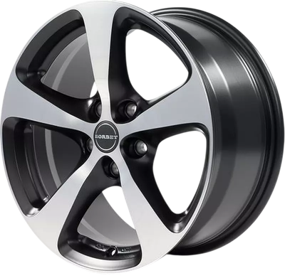 

Литой диск, CC 16x7" 5x115мм DIA 70.1мм ET 40мм Black Polished Matt