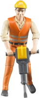 

Фигурка коллекционная Bruder, Фигурка строителя с аксессуарами / 60020