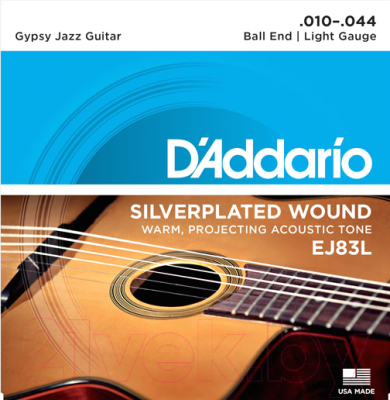 Струны для акустической гитары D'Addario EJ-83L
