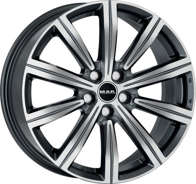 

Литой диск, Birmingham 19x8" 5x120мм DIA 72.6мм ET 38мм Gun Met-Mirror Face