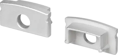 

Заглушка для профиля, LINE-1708 Silver с отверстием / 054381