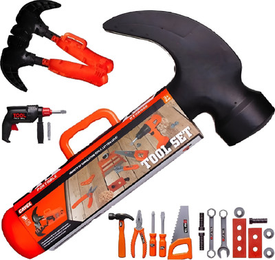 

Набор инструментов игрушечный, Гигантский молоток с инструментами / WK-23264