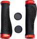 Грипсы для велосипеда Vinca Sport H-G127 / H000009016 (черный/красный) - 