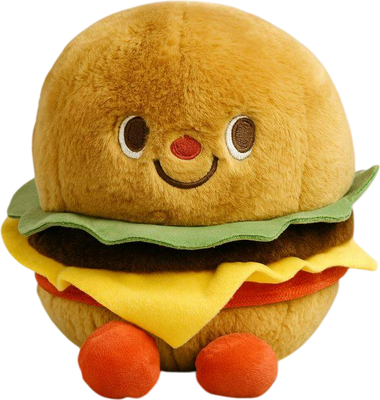 

Мягкая игрушка, Hamburger emotions / 106-097