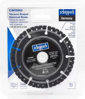 

Отрезной диск алмазный, Sch-CW59962