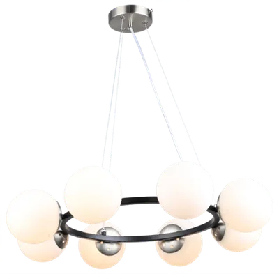 

Потолочный светильник, SX-N-2430/8 BK+SL