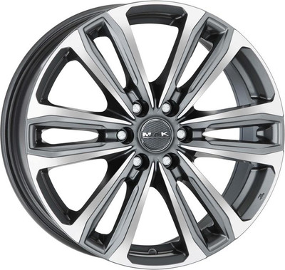 

Литой диск, Safari 6 18x8" 6x130мм DIA 84.1мм ET 53мм Gun Met-Mirror Face