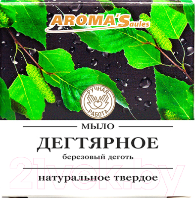 

Мыло твердое Aroma Saules, Дегтярное