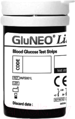 Тест-полоски для глюкометра Infopia GluNEO Lite (25шт)