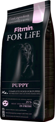 Сухой корм для собак Fitmin For Life Puppy All Breeds (3кг)