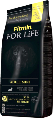 Сухой корм для собак Fitmin For Life Adult Mini (3кг)