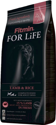 Сухой корм для собак Fitmin For Life Lamb & Rice (3кг)