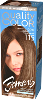Гель-краска для волос Estel Quality Color 115 (темно-русый) - 