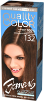 Гель-краска для волос Estel Quality Color 132 (шоколадно-коричневый) - 