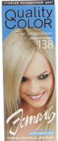 Гель-краска для волос Estel Quality Color 138 (бежевый блондин) - 