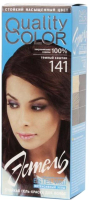 Гель-краска для волос Estel Quality Color 141 (темный каштан) - 
