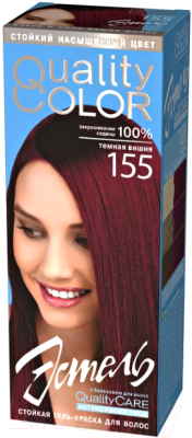 Гель-краска для волос Estel Quality Color 155 (темная вишня)