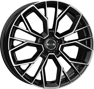 

Литой диск, Stilo 18x8" 5x108мм DIA 72мм ET 45мм Black Mirror