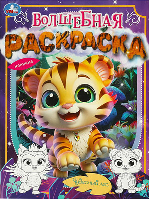 

Раскраска, Волшебная. Чудесный лес