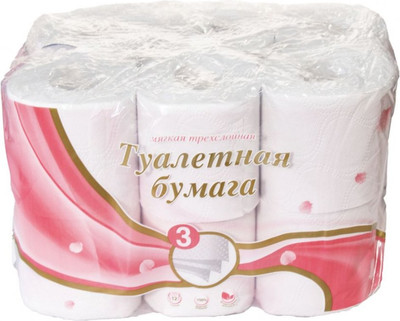 

Туалетная бумага, Softy 3-х слойная
