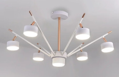 

Люстра, Atena 7хGX53 R-750x350-WHITE/GOLD-220-IP20