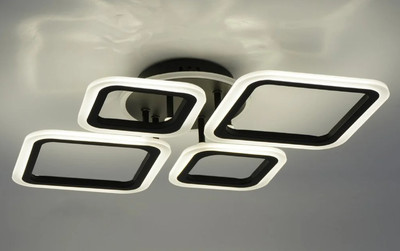 

Люстра, Oval RGB 65W 4S1R-RC-600x445x95-BLACK/WHITE-220-IP20