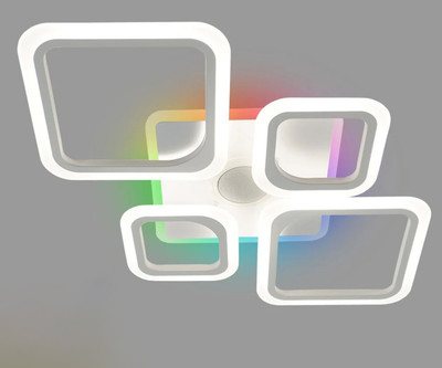 

Люстра, Oval RGBmusic 85W 5S-APP-725x460x80-WHITE/WHITE-220-IP20