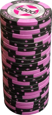 

Набор фишек для покера, Black Stars / BlackStars5000