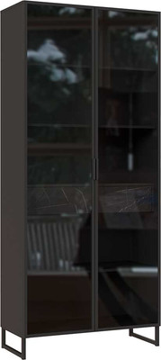 

Шкаф с витриной, Милагро гостиная МИ-205.04