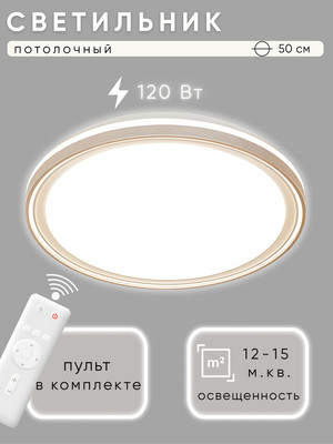 

Потолочный светильник, HY61541 2x60Вт D500