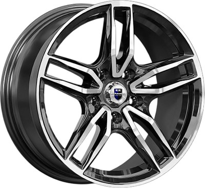 

Литой диск, Бартон 17x8" 5x115мм DIA 70.2мм ET 45мм Алмаз черный