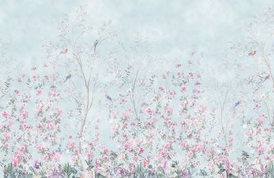 

Фотообои листовые, Flower town 23