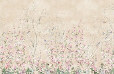 

Фотообои листовые, Flower town 25