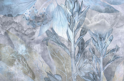 

Фотообои листовые, Flower town 33