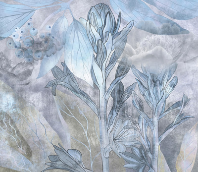 

Фотообои листовые, Flower town 33