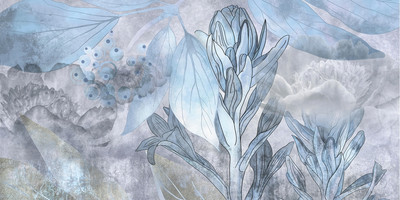 

Фотообои листовые, Flower town 33