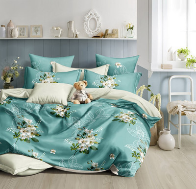 

Комплект постельного белья, Евро Оливковая коллекция УУ 6991