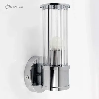 

Бра, Classic 1xE27 R-280x125x120-CHROME/CLEAR-220-IP20