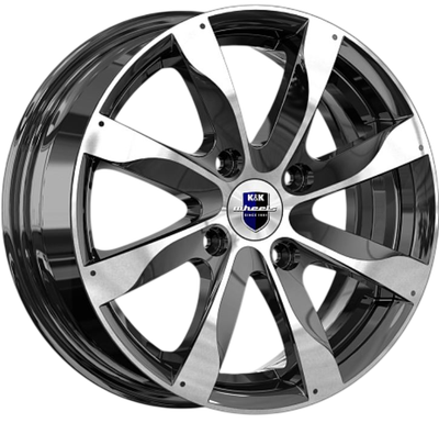 

Литой диск, Джемини (КС617) 15x6" 4x114.3мм DIA 67.1мм ET 43мм Алмаз черный