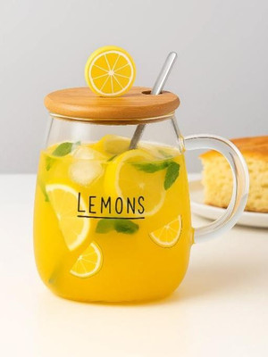 

Кружка с ложкой, Juicy slice of lemon / ULB-340-02