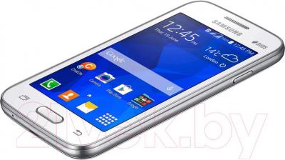 Смартфон Samsung Galaxy Ace 4 Lite Dual / G313H/DS (белый) - вид сбоку