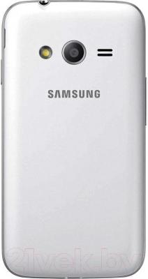 Смартфон Samsung Galaxy Ace 4 Lite Dual / G313H/DS (белый) - вид сзади