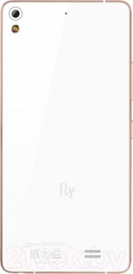 Смартфон Fly IQ4516 Octa Tornado Slim (White) - вид сзади