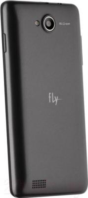 Смартфон Fly IQ4418 / Era Style 4 (черный) - вид сзади