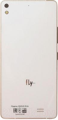 Смартфон Fly IQ4516 Octa (White) - вид сзади