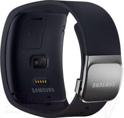 Умные часы Samsung Gear S SM-R750 (Black) - вид сзади