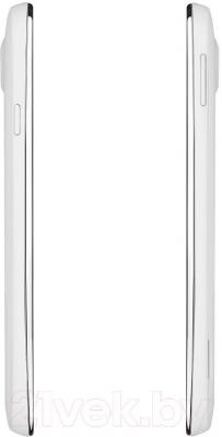 Смартфон Prestigio MultiPhone 3502 Duo (белый) - боковые панели